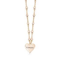 Collana Mabina Donna Collana In Argento E Zirconi in Argento Zircone 553407 - 553407
